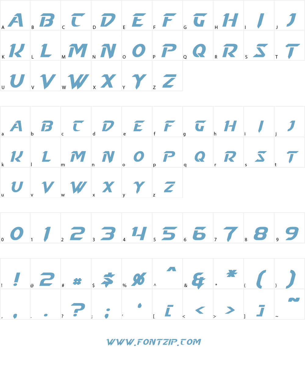 Starcraft Font Character